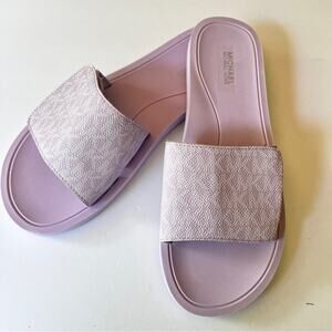 Michael Kors Women's  Secure Straps Slide Sandal Sz 9